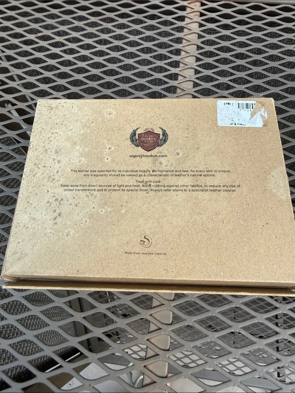 NIB OSPREY LONDON Leather Passport Holder and Cardholder Set
